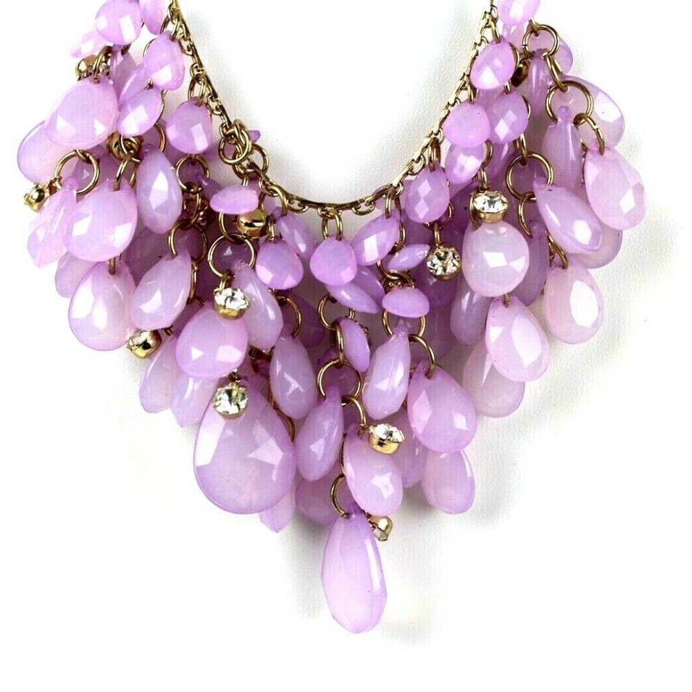 Natasha nordstroms necklace faceted bead statement